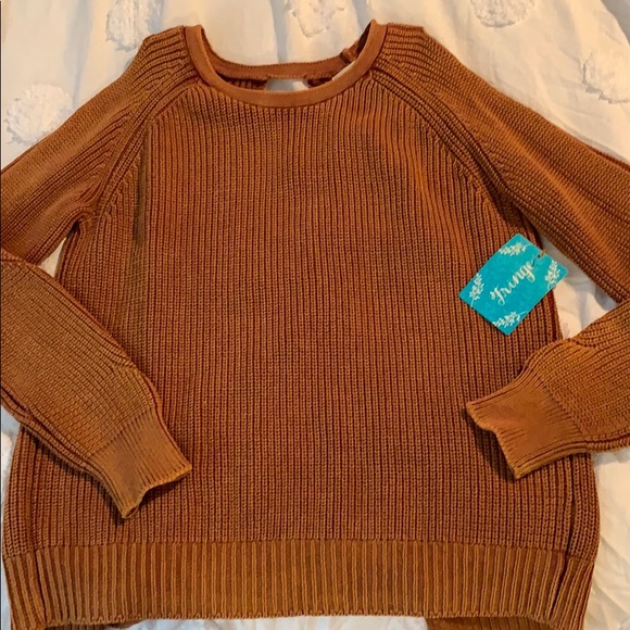 Fringe Studio Sweaters - NWT Rust Fringe Sweater